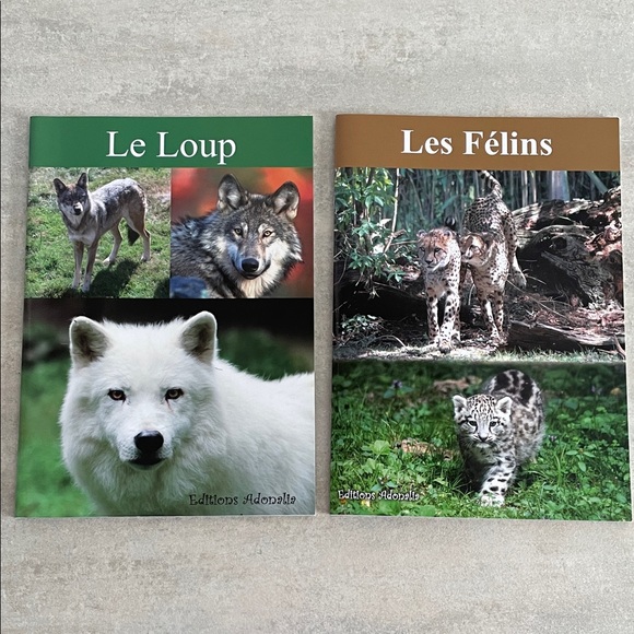 Other - Editions Adonalia Le Loup & Les Félins livret de zoo animaux enfants